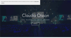 Desktop Screenshot of claudiaolsson.com